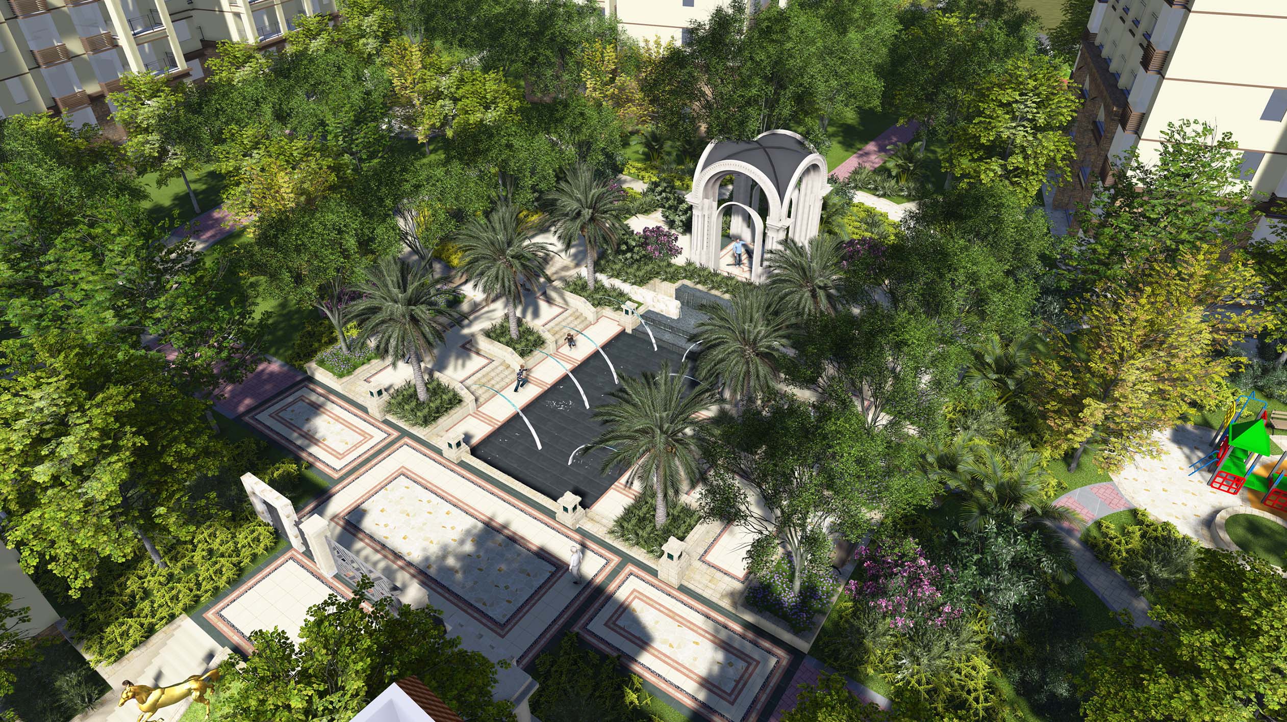 居住區(qū)景觀設效果圖