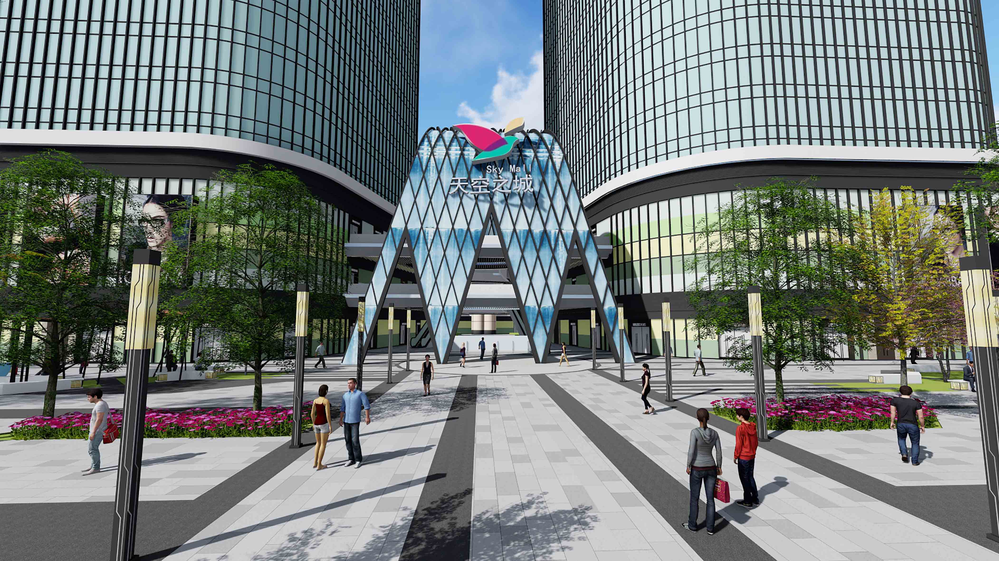 天空之城景觀設(shè)計項目效果圖